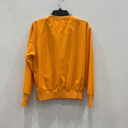 Mens Orange Tennessee V-Neck Long Sleeve Pullover Windbreaker Jacket Size M alternative image