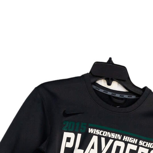 Unisex Black Wauwatosa West 2015 High School Pullover Sweatshirt Size S image number 3