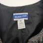 Pendleton Classic Black Stewart Wool Full Button Vest NWT Size 12 image number 3