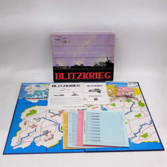 2 Vintage Avalon Hill Board Games Jutland & Blitzkrieg image number 3