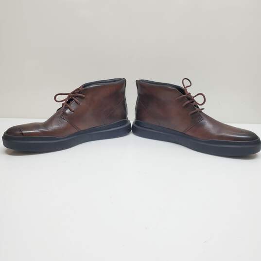 Cole Haan Men's Chukka Boots in Brown Faux Leather Size 9 M image number 3