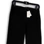 NWT Womens Black Flat Front Slash Pocket Formal Dress Pants Size 00 image number 3