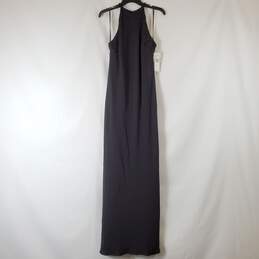 Jones New York Women Black Halter Gown Sz 12 Nwt