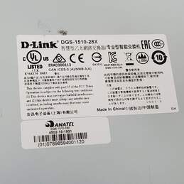 Untested D-Link DGS-1510-28X Network Switch Gigabit Pro #4 w/o Cables for P/R alternative image