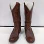 Tony Lama Men's Brown Leather Boots Size 8 image number 1