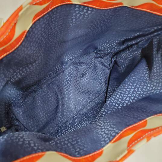 Kate Spade Daycation Bon Shopper Crosshatch Dots Tote Bag Coated Nylon 12x13x5" image number 8