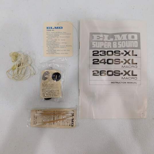 ELMO Super 8 Sound 230S-XL Cine Movie Film Camera IOB image number 8
