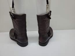Wm FRYE Veronica Short Brown Leather Boots Sz 7 B alternative image