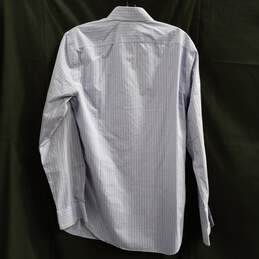 Banana Republic Blue/Purple Cotton Stretch Button Up Long Sleeve Shirt Size S alternative image