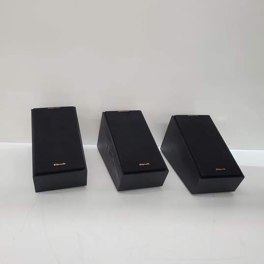 Klipsch R-41SA Dolby Atmos Speakers Set of 3 - Parts/Repair Untested image number 1