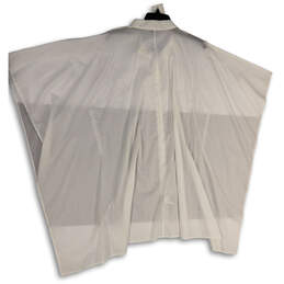 NWT Womens White Spread Collar Kaftan Sleeve Button-Up Shirt Size Large alternative image