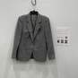 Burberry Mens Gray Notch Lapel Long Sleeve One Button Blazer With COA image number 1