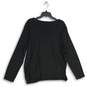 Lauren Ralph Lauren Womens Black Scoop Neck Long Sleeve Pullover T-Shirt Size 3X image number 2