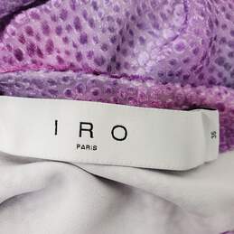 IRO Lidama WM's Long Purple Printed Sleeveless Dress Size 36 / 6 US