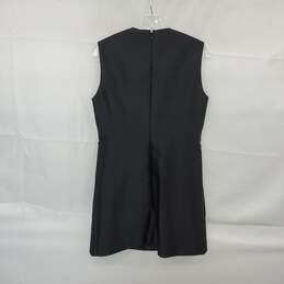 Celine Women's Black Sleeveless Sheath Dress Size 42 alternative image