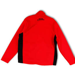 Mens Red Chicago Blackhawks Long Sleeve Mock Neck Full-Zip Jacket Size XXL alternative image