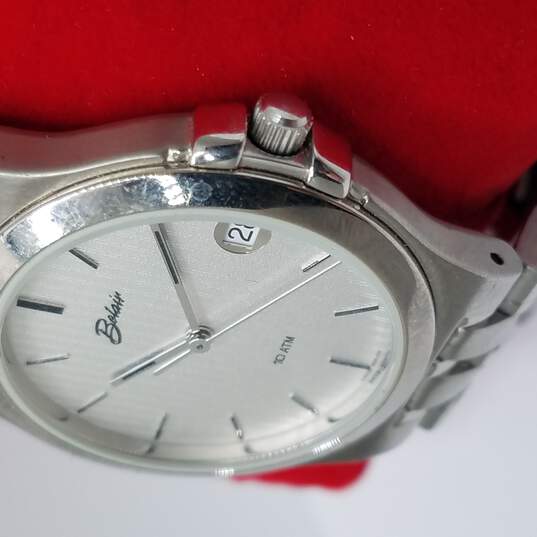 Belair His 955.114 And Hers 956.114 Silver Tone Watch Set image number 2