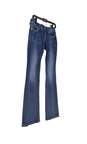 Womens Blue Stretch Medium Wash Denim Bootcut Jeans Size 27 image number 2
