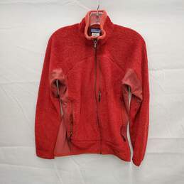 VTG Patagonia WM's Fleece Regulator Polartec Orange Jacket Size S