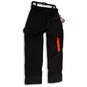 NWT Mens Black Flat Front Cargo Pockets Straight Leg Snow Pants Size M image number 2