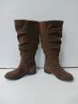 Women's Tall Faux Leather Boots Size 7W image number 2