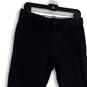 Womens Blue Flat Front Slash Pockets Straight Leg Chino Pants Size 30/32 image number 3
