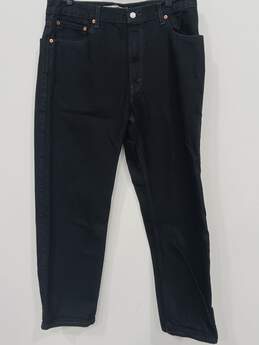 Men's Lev's Black Denim Jeans Sz 36x30