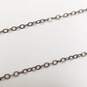 Sterling Silver Scroll Heart Pendant Necklace & 5" Bracelet Bundle 3pcs. 20.0g image number 2