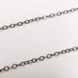 Sterling Silver Scroll Heart Pendant Necklace & 5" Bracelet Bundle 3pcs. 20.0g alternative image