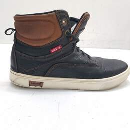 Levi's Micah High Top Leather Sneaker Black 8