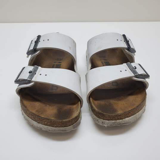 Birkenstock Womens Arizona Sandal White Size US Sz 5 image number 2