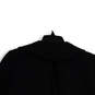 Womens Black Long Sleeve Welt Pocket Snap Front Cropped Jacket Size M image number 4