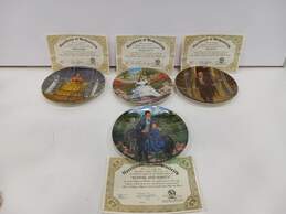 Edwin M. Knowles 'Gone With The Wind'  Collector Plates 4pc Lot