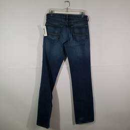 Mens Slim Fit Medium Wash Denim 5 Pocket Design Straight Leg Jeans Size 31/36 alternative image