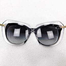 Dolce & Gabbana Black Transparent & Gold Frame DG 4282 675 Butterfly Sunglasses With COA alternative image