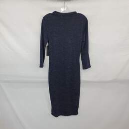 Lulus Dark Blue Bodycon Knit Dress WM Size L NWT alternative image