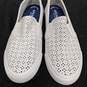 Sperry Women's Light Gray Leather Perforated Slip-On Shoes Size 6.5 image number 7