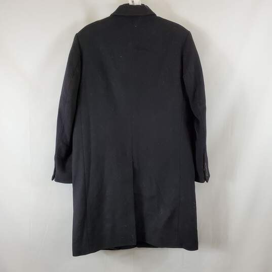 Michael Kors Women's Black Long Coat SZ 38S image number 2