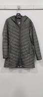 Columbia Women's Gray Morning Light II Omni Heat Long Hooded Puffer Jacket Size XL image number 1