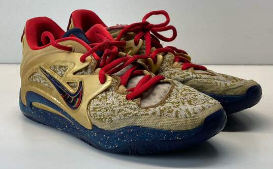 Nike KD 15 Olympic Gold Medal Athletic Shoes Men's Size 14 image number 4