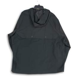 NWT Nike Mens Black Hooded Long Sleeve Full Zip Windbreaker Jacket Size XXL alternative image