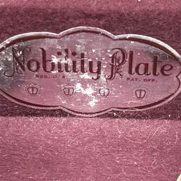 Vintage Nobility Plate  58pc Floral Design Silver Flatware alternative image
