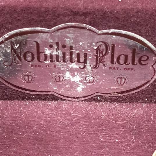 Vintage Nobility Plate  58pc Floral Design Silver Flatware image number 2