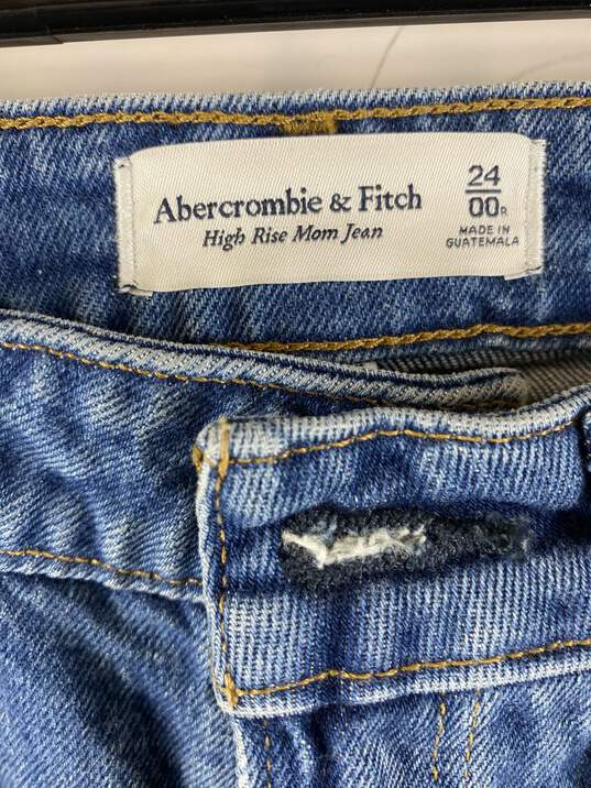 Abercrombie & Fitch Blue Jeans 24 NWT image number 4