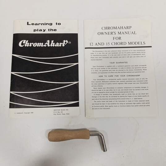 Vintage 1970's 36 String ChromaHarp AutoHarp In Case image number 9