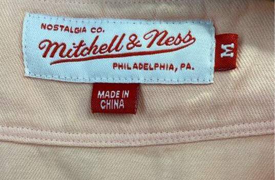 Mitchell & Ness Peach Vintage Style Jersey - Size Medium image number 3