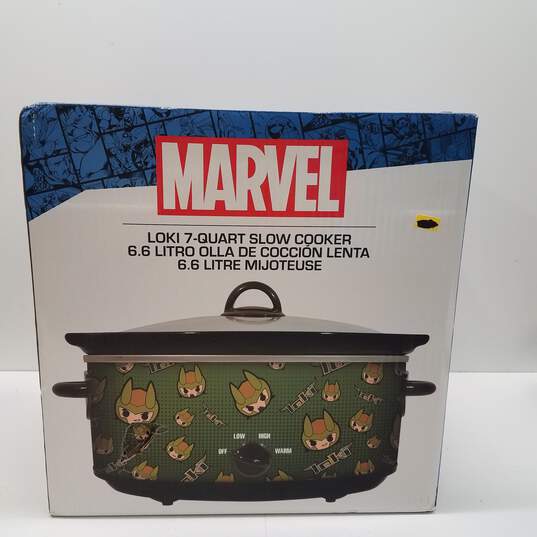 Disney Marvel Loki 7 Quart Slow Cooker Crockpot image number 1