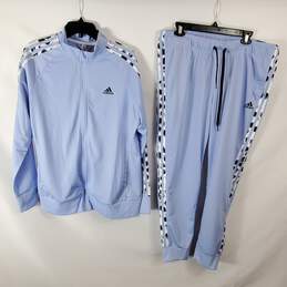 Adidas Men Blue Track Suit Sz 1X NWT