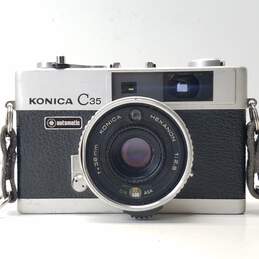 Konica C35 35mm Rangefinder Camera-SEE DESCRIPTION