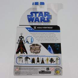 Hasbro Star Wars The Clone Wars #15 Asajj Ventress SEALED/NEW alternative image